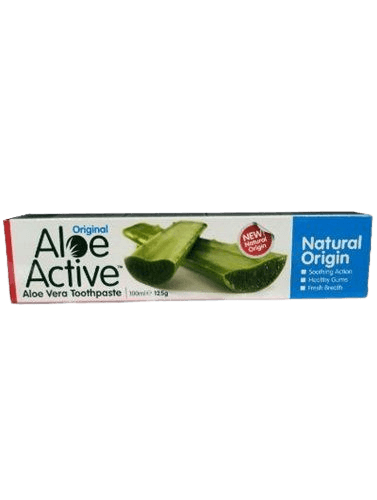 משחת שיניים טבעית Aloe Active 100 מ"ל להגנה על שיניים וחניכיים
