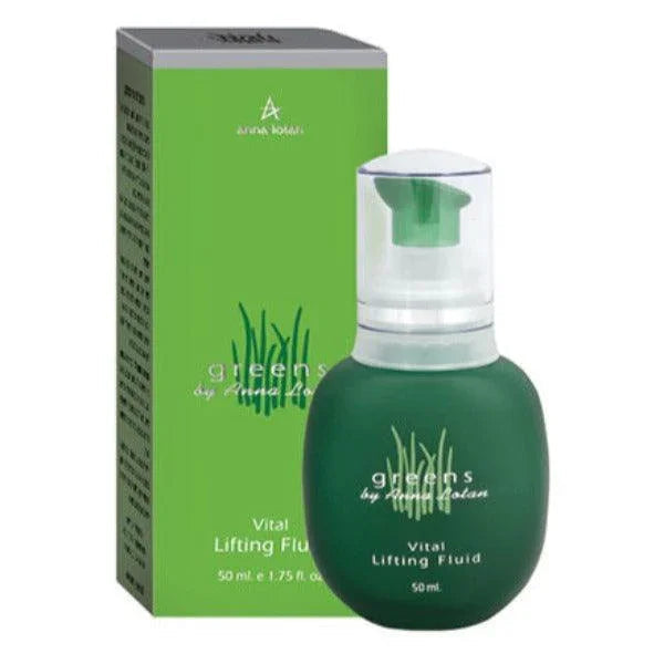 אנה לוטן Greens ויטאל ליפטינג פלואיד (Vital Lifting Fluid) למתיחה, רעננות והחלקה עם תמציות מלפפון ויערה 50 מ"ל