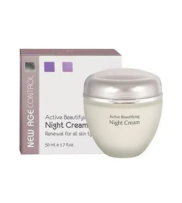 אנה לוטן New Age Active Beautifying Night Cream קרם לילה מחדש ומזין על בסיס חומצות פירות לשיקום עור בוגר 50 מ"ל