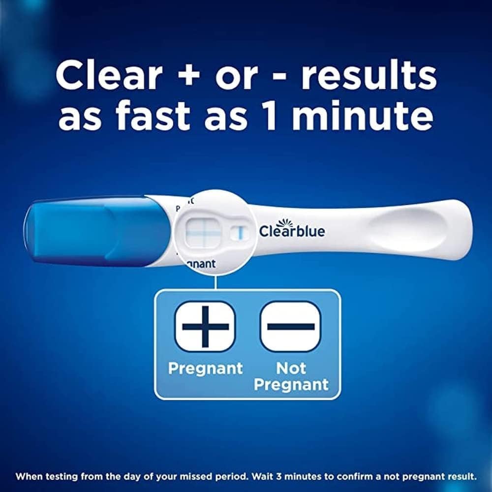 Clearblue | קליר בלו - Plus Pregnancy Test | מארז זוג בדיקות הריון (דיוק מעל 99%)
