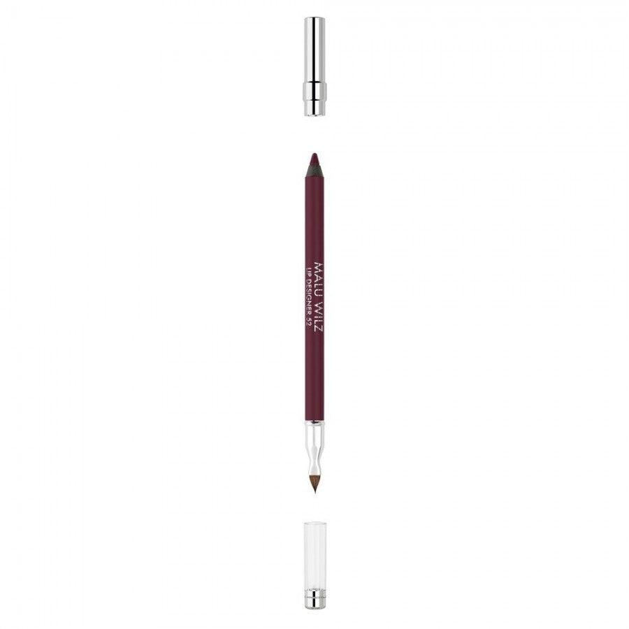Malu Wilz Lip Designer Crayon Contour Levres waterproof lip liner with integrated blending brush for professional definition