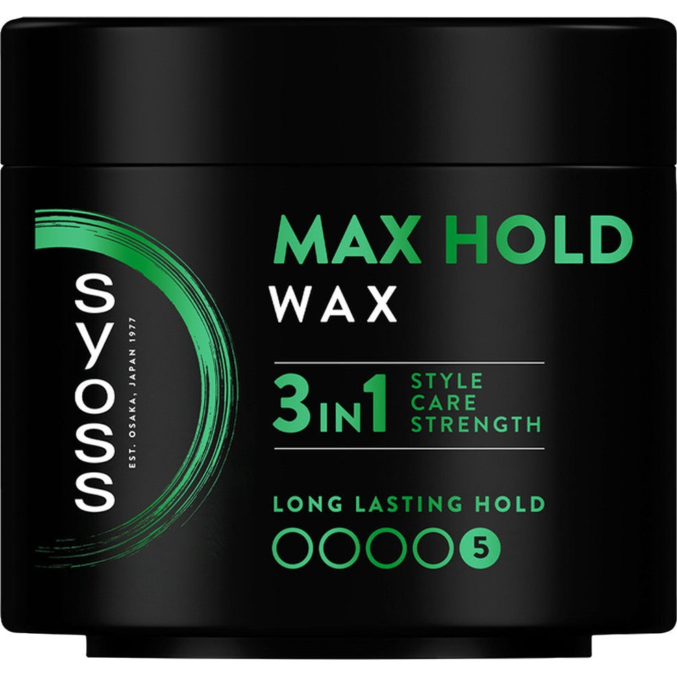 Syoss | סאיוס Max Hold - ווקס מקצועי לעיצוב וחיזוק השיער 3 ב-1 ללא אלכוהול וסיליקונים (150 מ"ל)