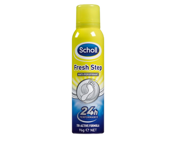שול Scholl תרסיס מונע ריח וזיעה לכף הרגל 96 גרם | קוסמטיקס.