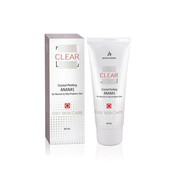אנה לוטן Clear פילינג קריסטלי אננס (Crystal Peeling Ananas) לחידוש, ליטוש והחלקת מרקם העור 60 מ"ל