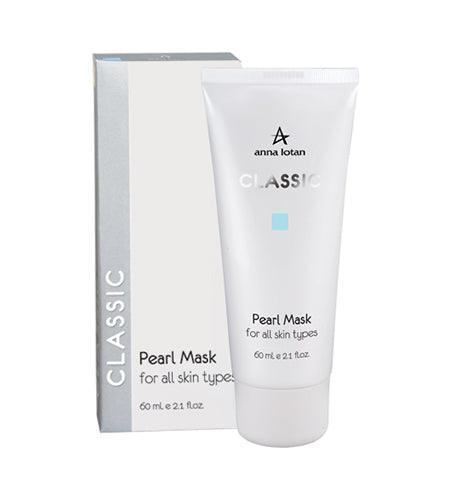 אנה לוטן Classic Pearl Mask מסיכת פנינים להבהרה מיידית, הענקת זוהר וקירור עור הפנים 60 מ"ל