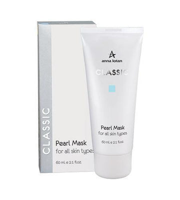 אנה לוטן Classic Pearl Mask מסיכת פנינים להבהרה מיידית, הענקת זוהר וקירור עור הפנים 60 מ"ל