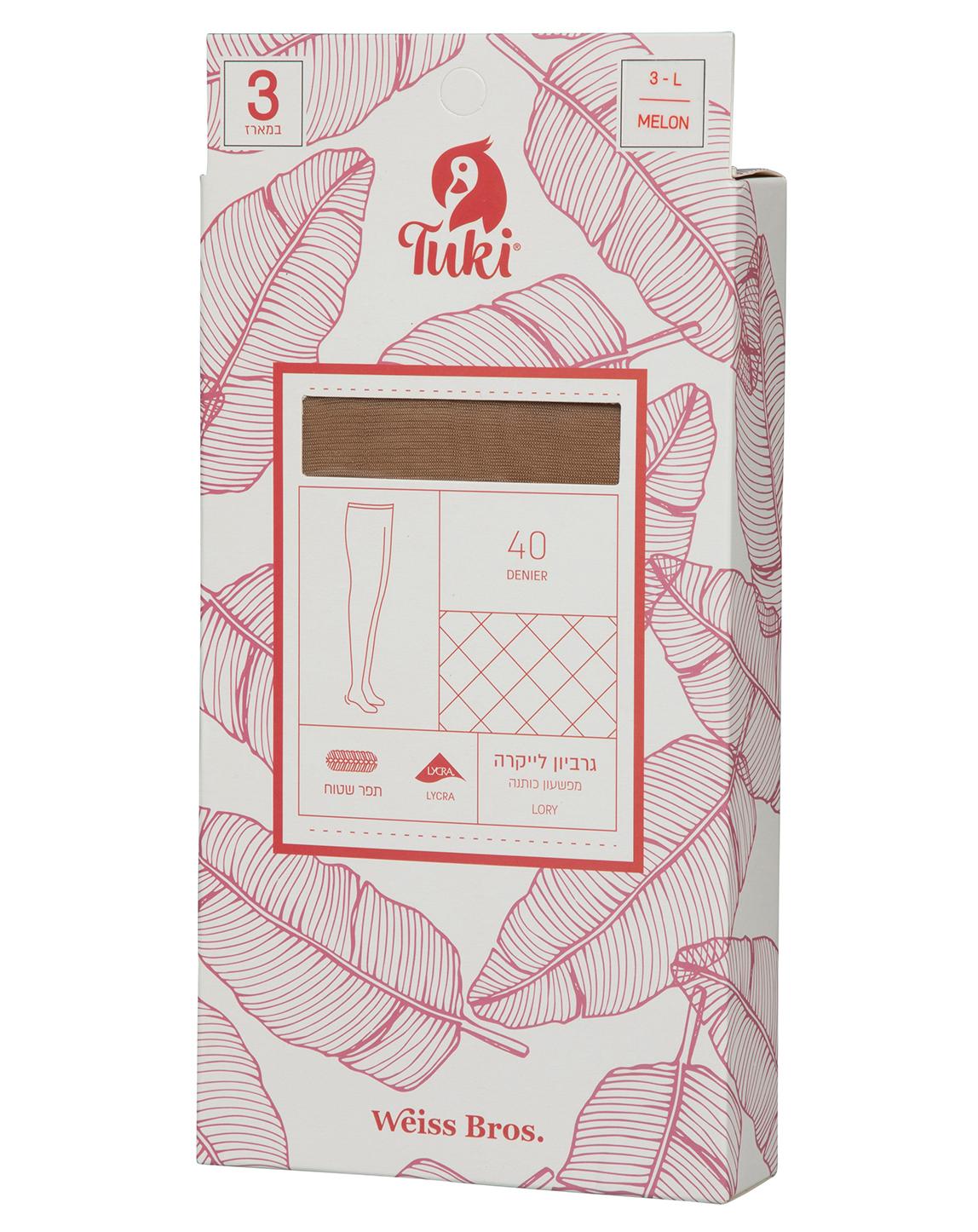 גרביון לייקרה 40 דנייר - 3 במארז.