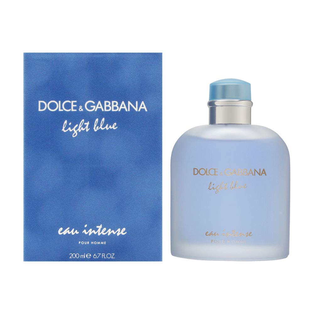 Dolce & Gabbana Light Blue Eau Intense דולצה וגבנה לייט בלו אינטנס לגבר Eau de Parfum Spray ♕ מוצר מקורי