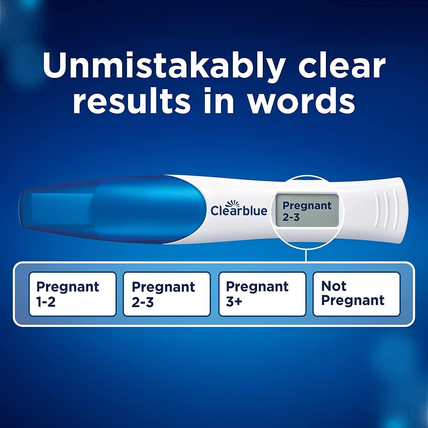 Clearblue | קליר בלו - Plus Pregnancy Test | מארז זוג בדיקות הריון (דיוק מעל 99%)