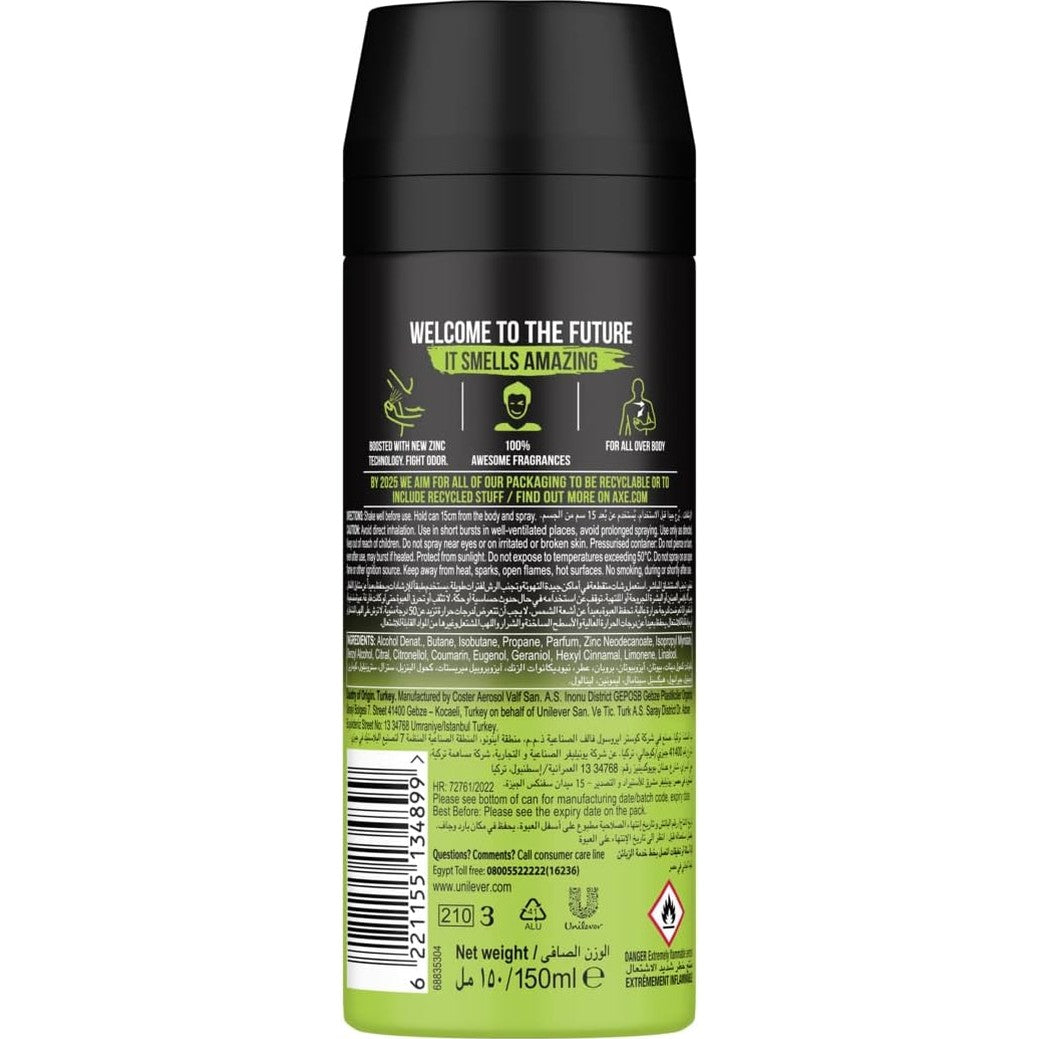 דאודורנט ספריי גוף אקס אפיק פרש AXE Epic Fresh לגבר הגנה 48 שעות 150 מ"ל