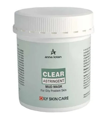 אנה לוטן Clear מסיכת בוץ מכווצת Astringent Mud Mask לניקוי עמוק, ספיחת שומן וכיווץ נקבוביות 625 מ"ל