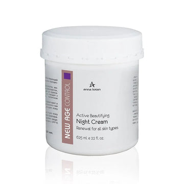 אנה לוטן New Age Control קרם לילה פעיל מחדש עם חומצות פירות להצערת העור וטשטוש קמטוטים 625 מ"ל