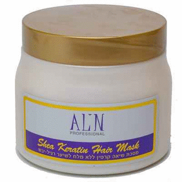 מסכה שיאה קרטין לשיער רגיל יבש ללא מלח 500 מ”ל ALIN | אלין אלין.