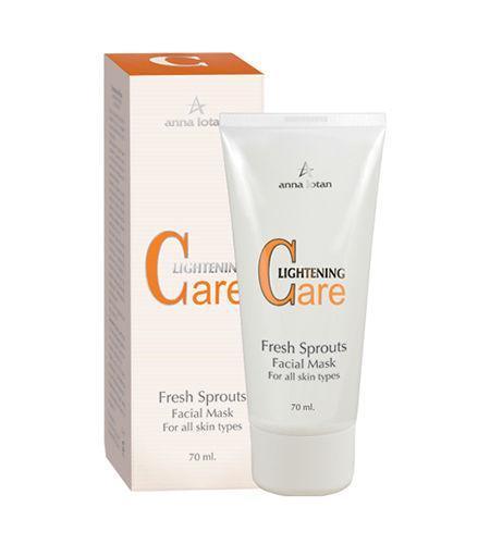 אנה לוטן C-White מסיכת נבטים רעננה (Fresh Sprouts Facial Mask) להבהרה, זוהר וטיפול בפיגמנטציה 70 מ"ל