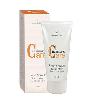 אנה לוטן C-White מסיכת נבטים רעננה (Fresh Sprouts Facial Mask) להבהרה, זוהר וטיפול בפיגמנטציה 70 מ"ל