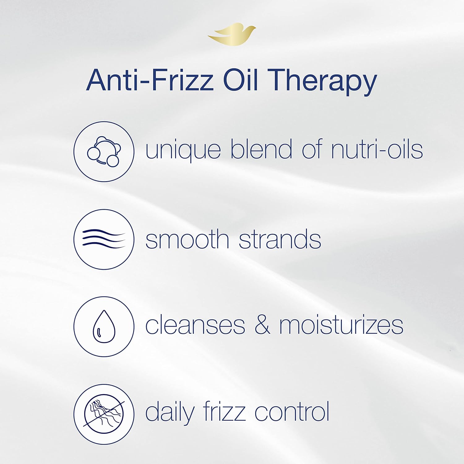 Dove | דאב - Nourishing Oil Care | שמפו בתוספת שמני הזנה לשיער יבש ומקורזל (600 מ"ל)