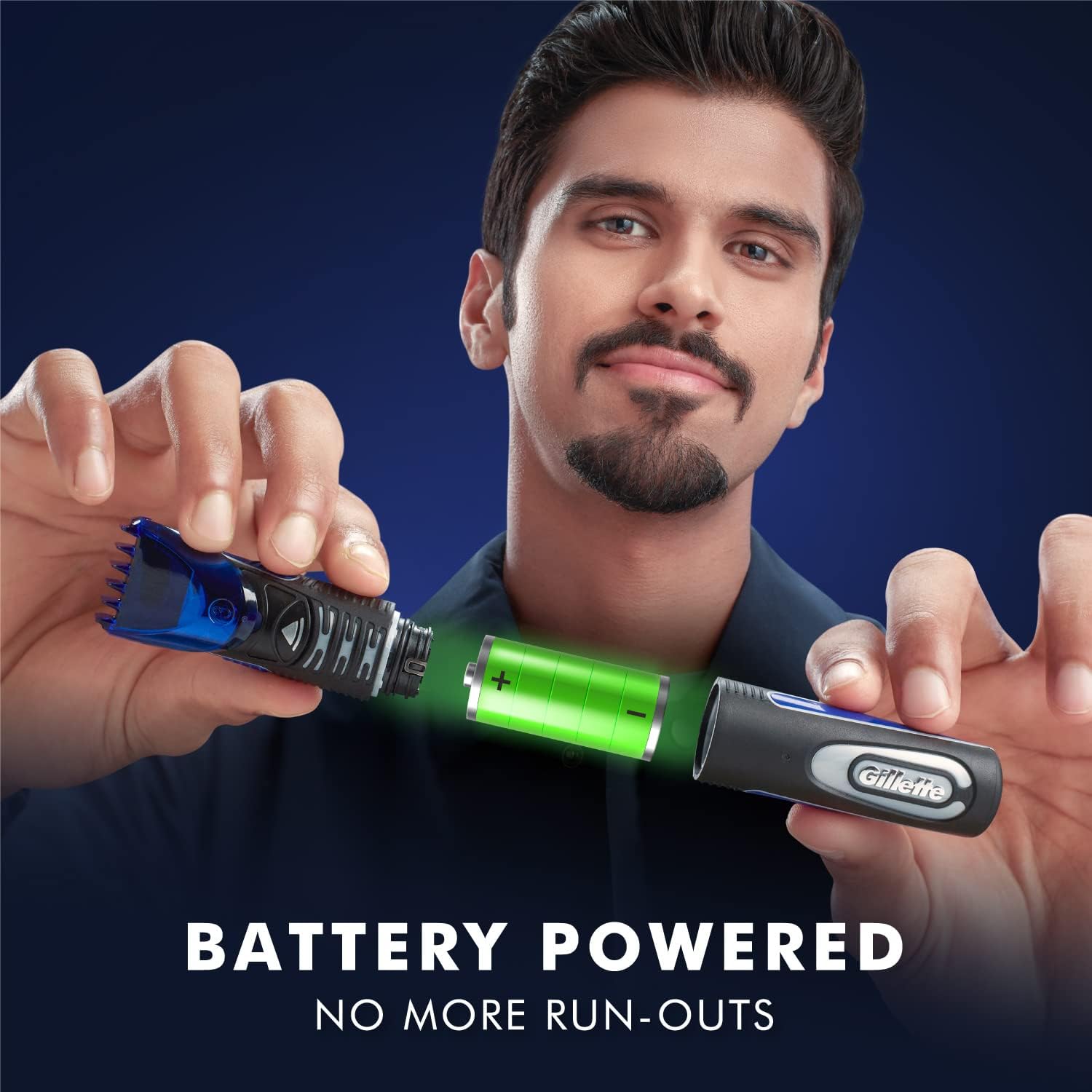 Gillette | ג'ילט - מכשיר עיצוב וגילוח 3 ב-1 סדרת Fusion ProGlide Styler המקורי מבית Braun