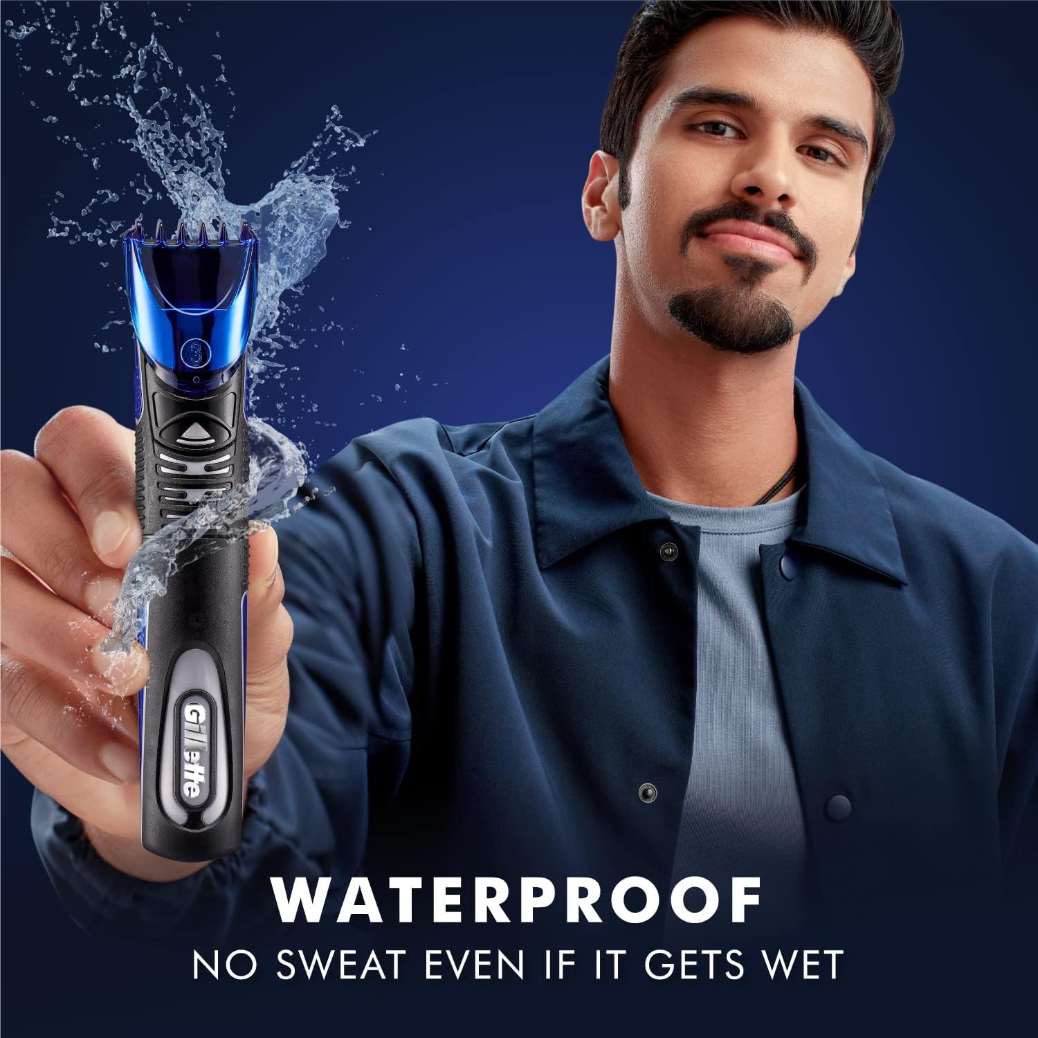 Gillette | ג'ילט - מכשיר עיצוב וגילוח 3 ב-1 סדרת Fusion ProGlide Styler המקורי מבית Braun