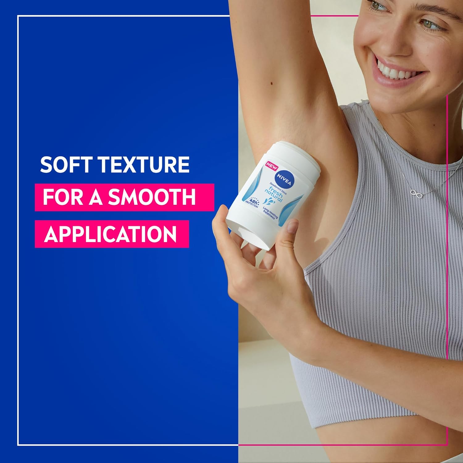 NIVEA | ניוואה - Fresh Natural | דאודורנט סטיק לאישה לרעננות טבעית