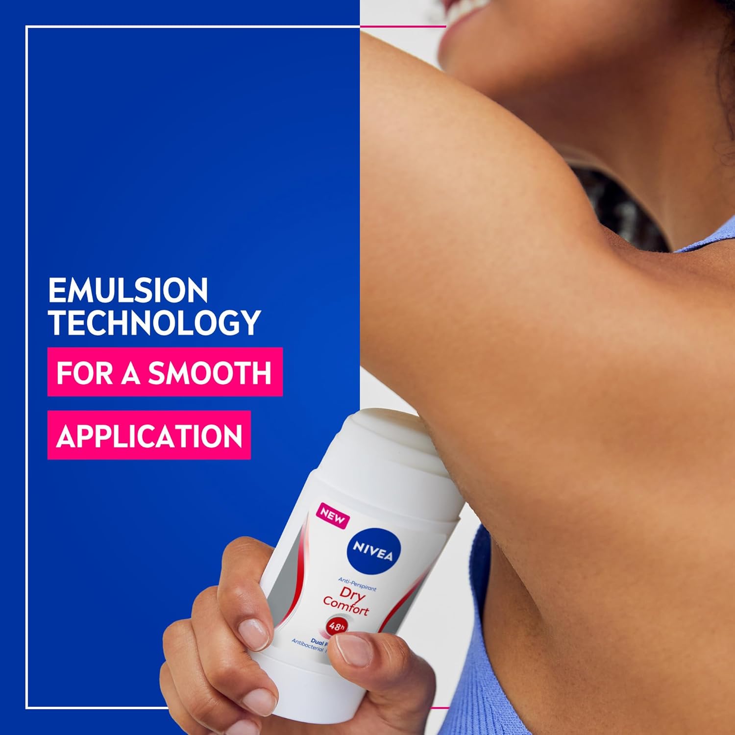 NIVEA | ניוואה - Dry Comfort | דאודורנט סטיק להגנה עוצמתית ותחושת יובש לאורך זמן