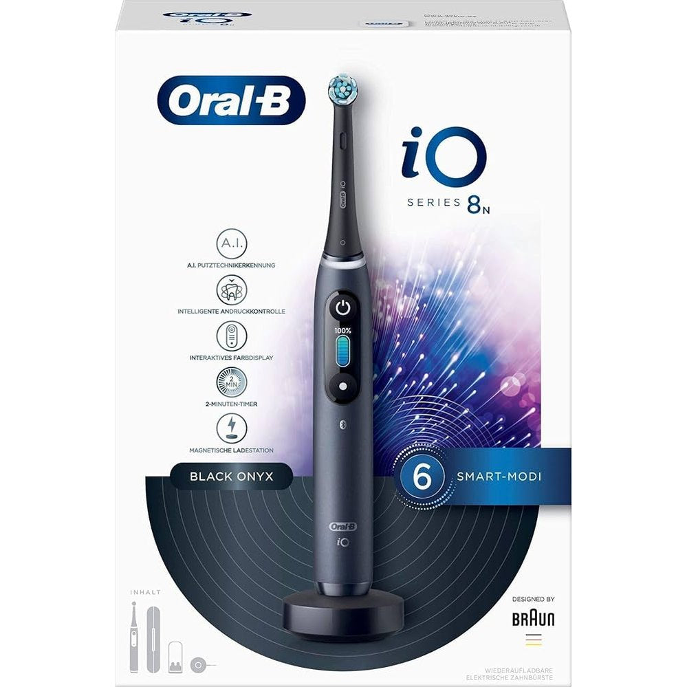 Oral-B iO8 - מברשת שיניים חשמלית בטכנולוגיה מגנטית | אורל בי