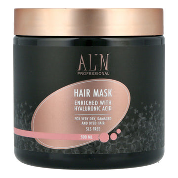 מסכה HYALURONIC לשיער יבש מאוד,פגום וצבוע ללא מלחים 500 ALIN | אלין