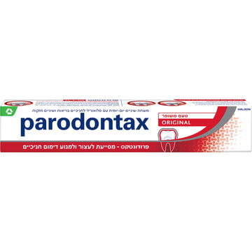 משחת שיניים פרודונטקס אוריג'נל Parodontax Original לעצירת ומניעת דימום חניכיים ושמירה על שיניים חזקות 75 מ"ל
