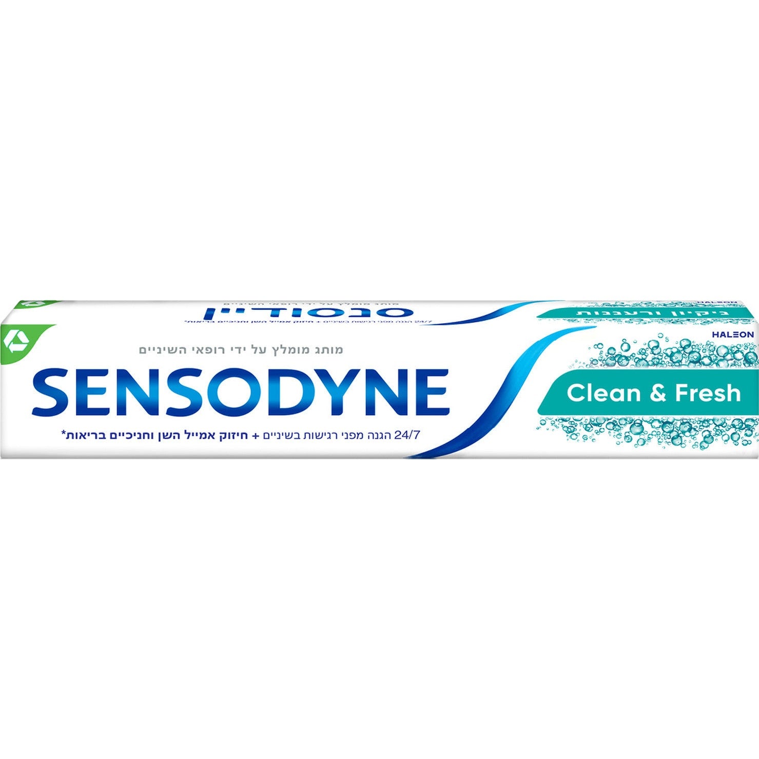 משחת שיניים סנסודיין Clean & Fresh במרקם ג'ל להגנה מפני רגישות ורעננות מתמשכת 75 מ"ל