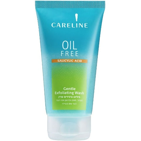 CARELINE | OIL FREE פילינג גרגרים לעור שמן ובעייתי | 150 מ''ל