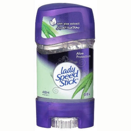 ליידי ספיד סטיק ג'ל דיאודורנט אלוורה 65 מ"ל - הגנה טבעית