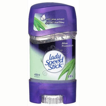 ליידי ספיד סטיק ג'ל דיאודורנט אלוורה 65 מ"ל - הגנה טבעית