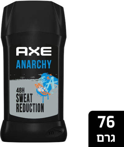אקס דאודורנט סטיק אנטי-פרספירנט לגבר אנרכי 48 שעות