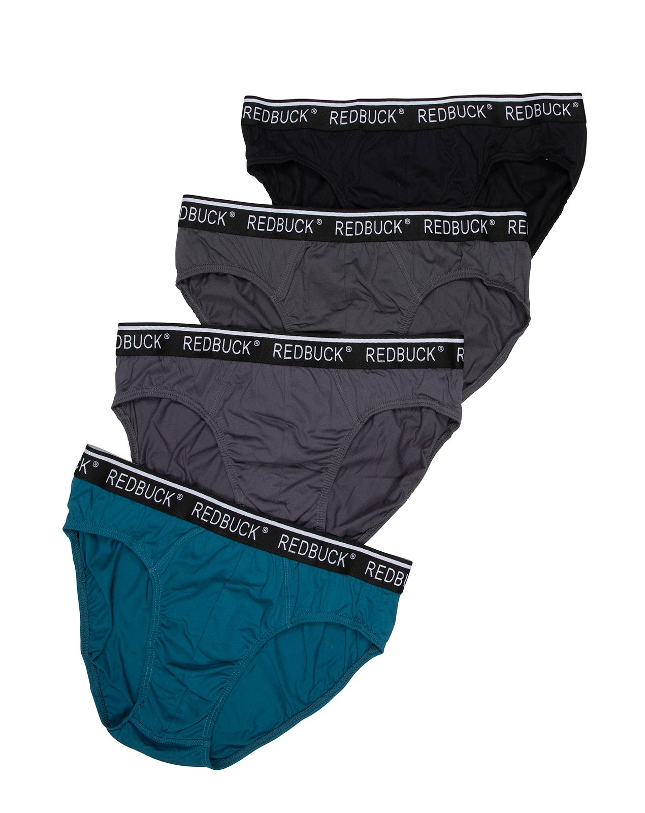 תחתון גבר סליפ100% כותנה גומי חיצוני - 4 במארז.