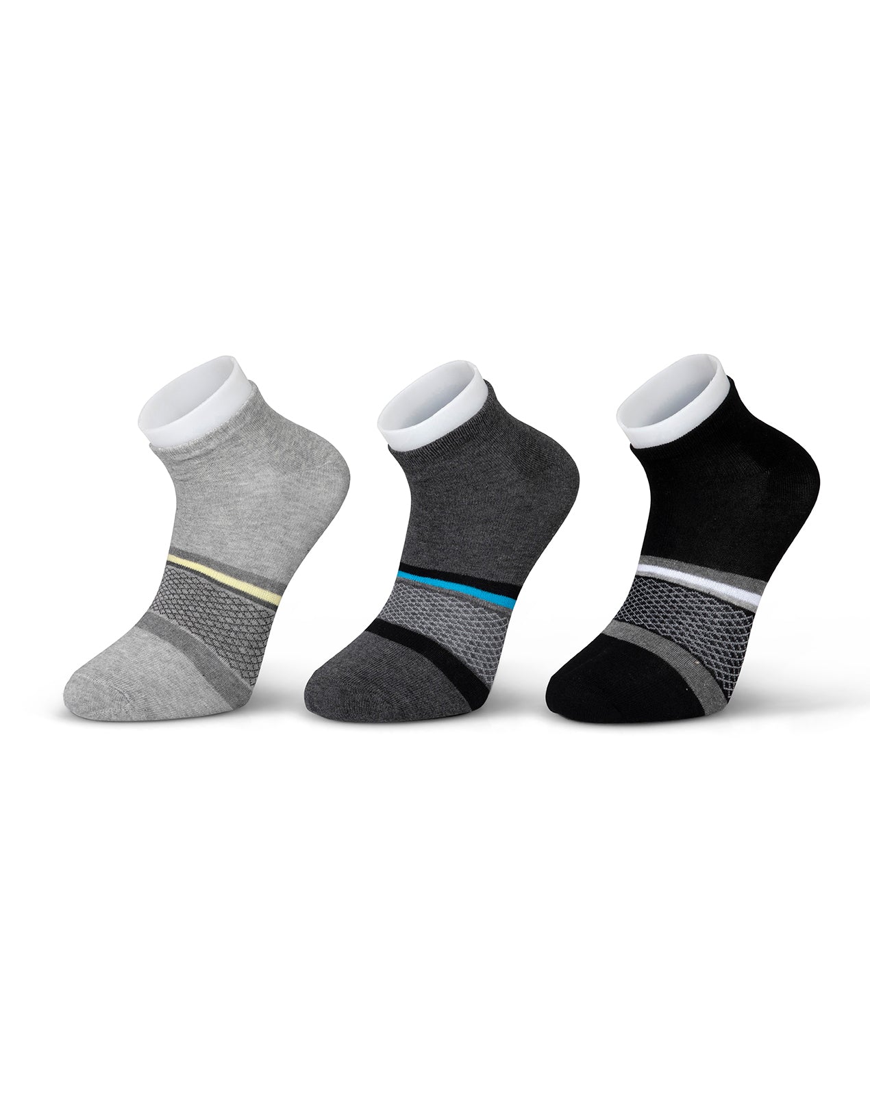 גרבי קרסול גבר - 3 זוגות.