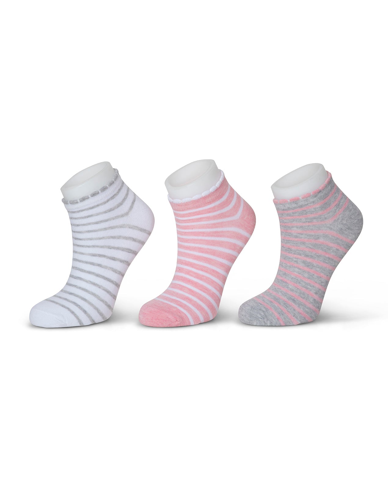 גרבי קרסול כותנה ארוכות לנשים - 3 זוגות נוחות ואיכותיות במיוחד