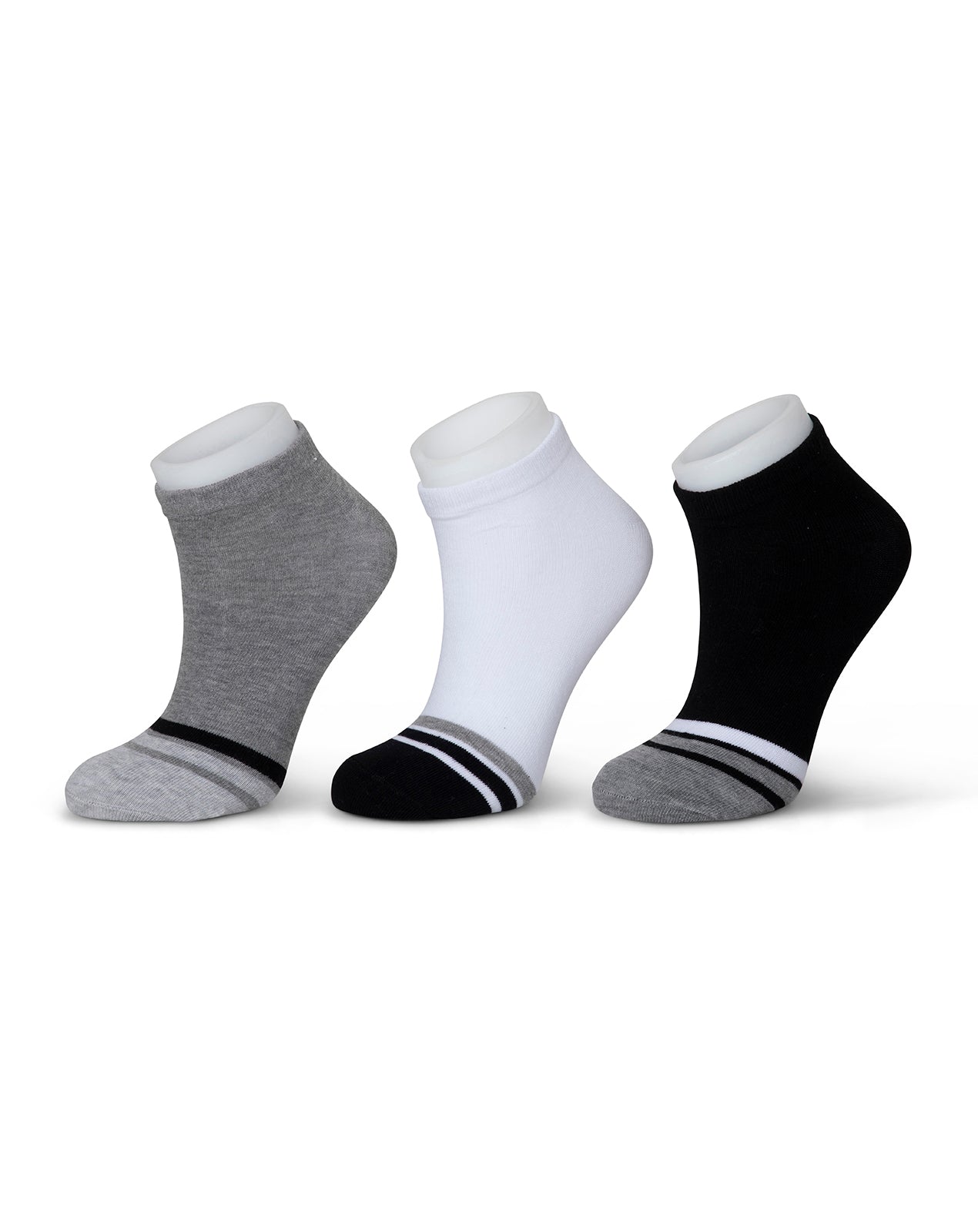 גרבי קרסול כותנה ארוכות לנשים - 3 זוגות נוחות ואיכותיות במיוחד