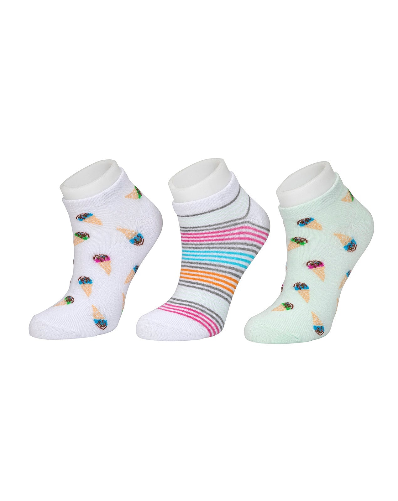 גרבי קרסול כותנה ארוכות לנשים - 3 זוגות נוחות ואיכותיות במיוחד