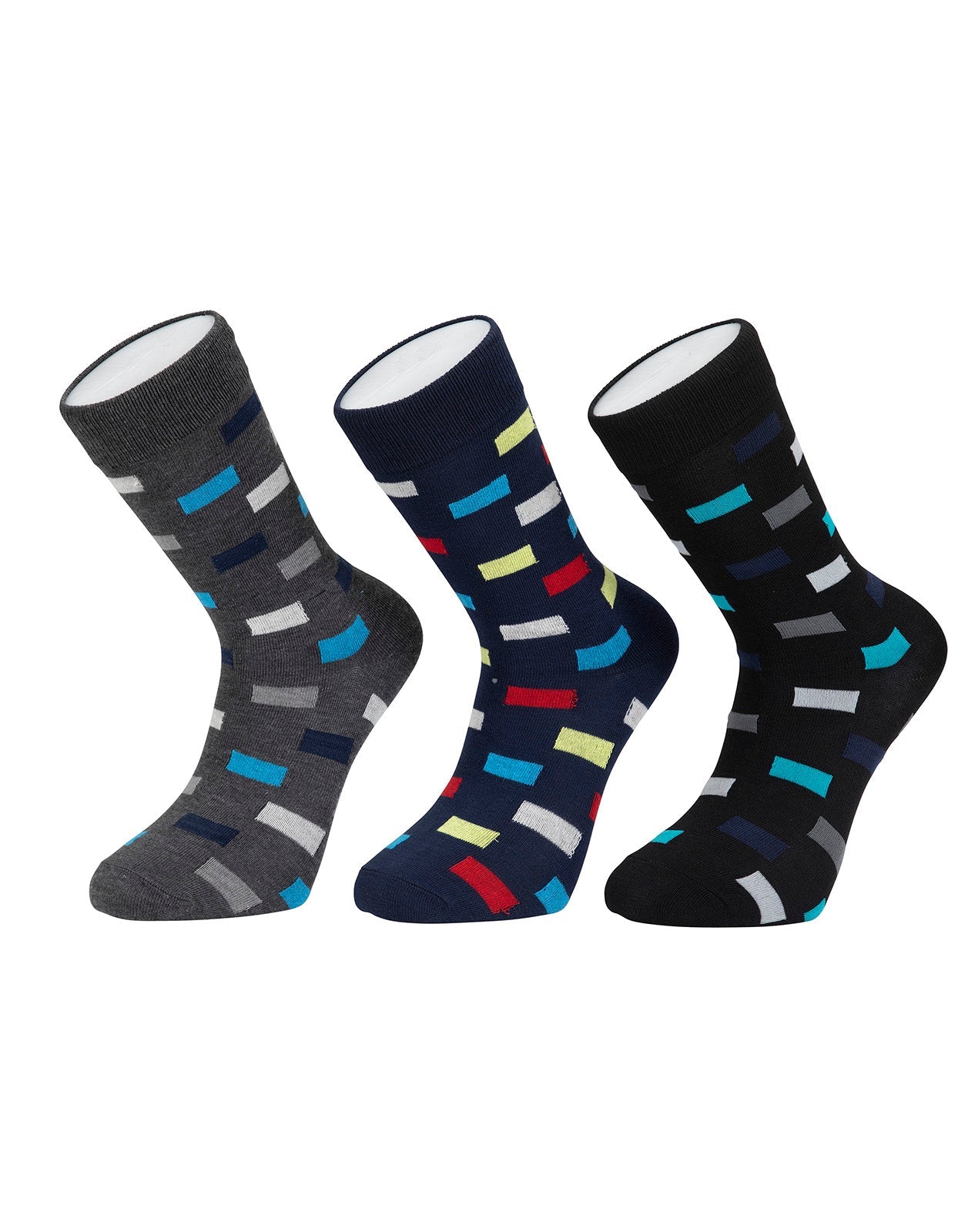 גרבי גבר מכותנה - 3 במארז (B).