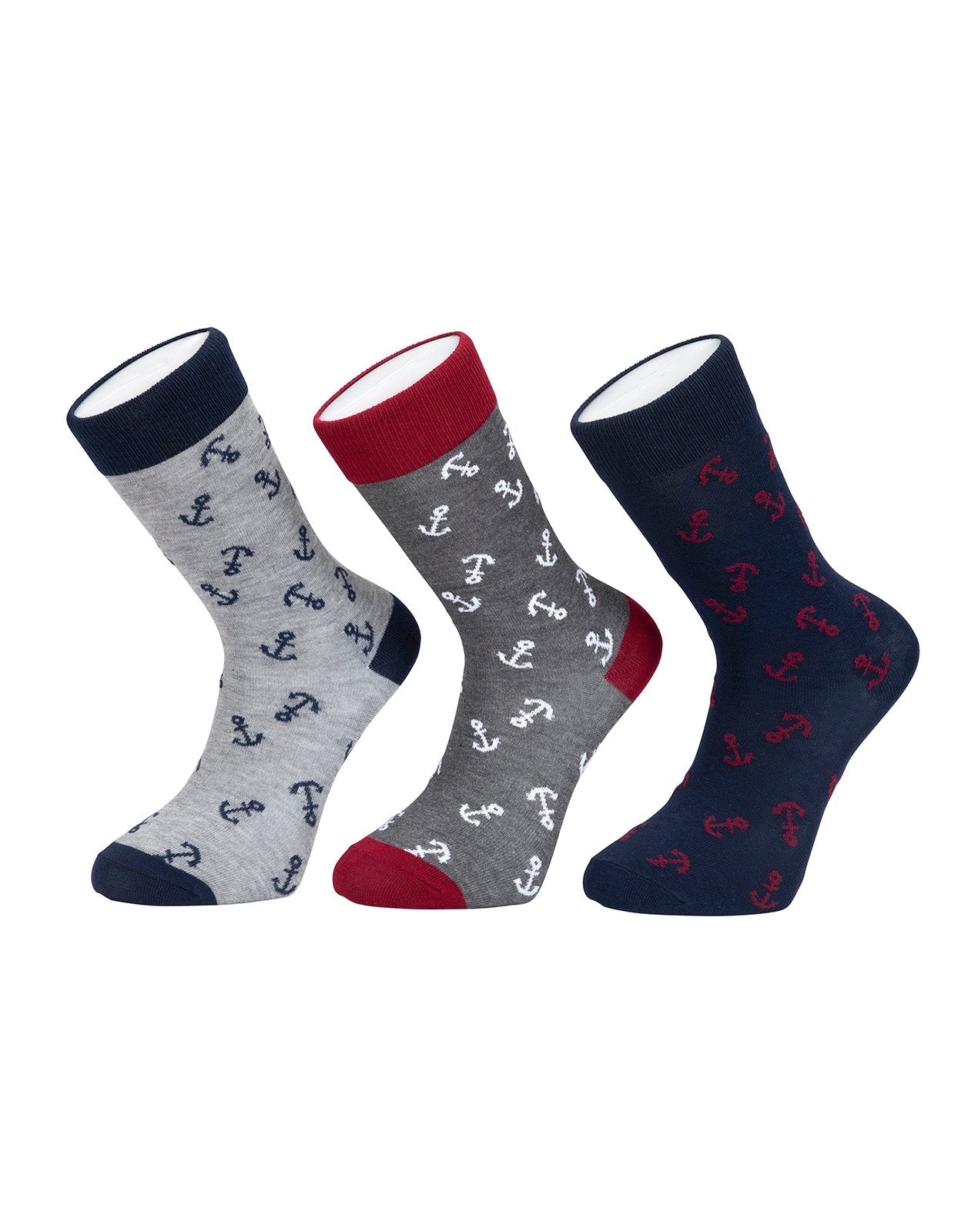 גרבי גבר מכותנה - 3 במארז (B).