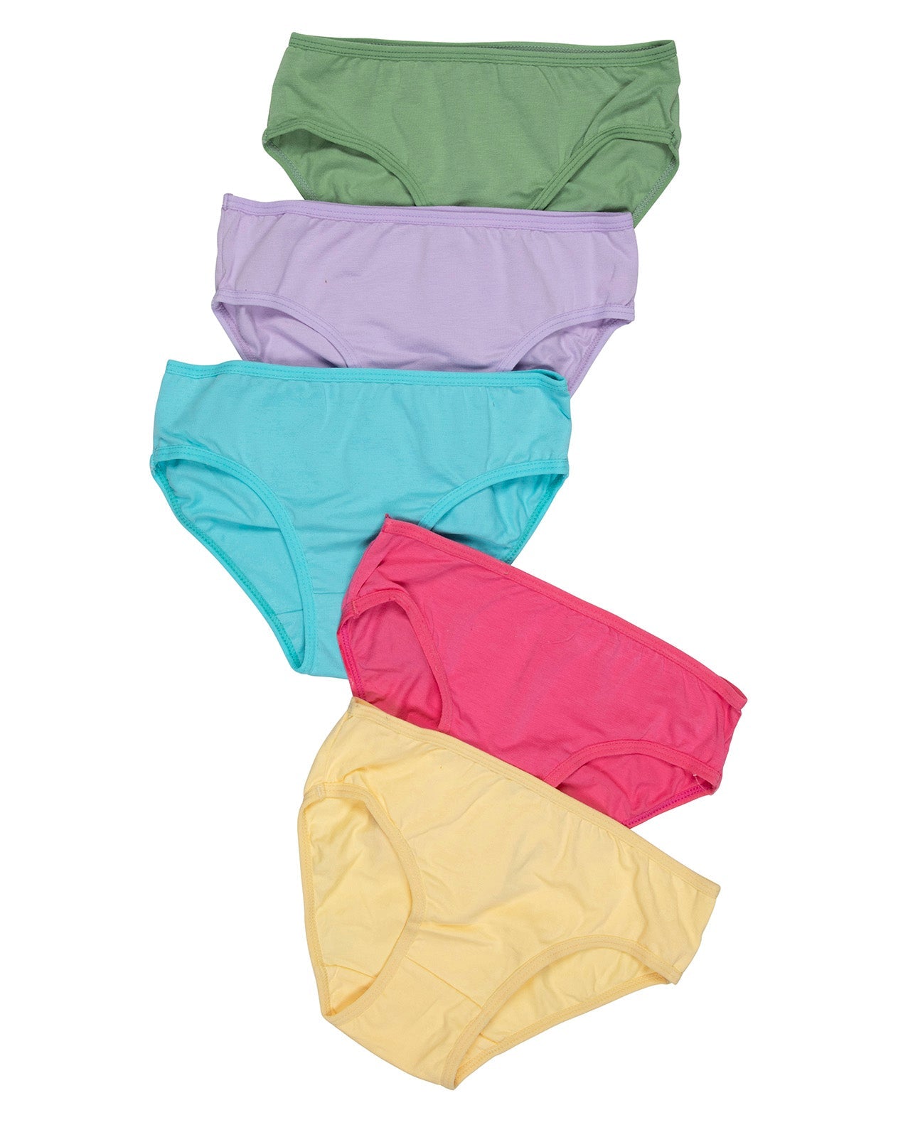 תחתון בנות כותנה לייקרה - 5 זוגות במארז.