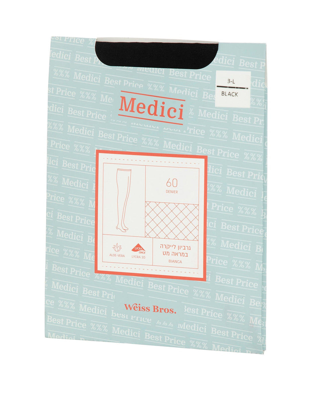 גרביון לייקרה 60 דנייר.