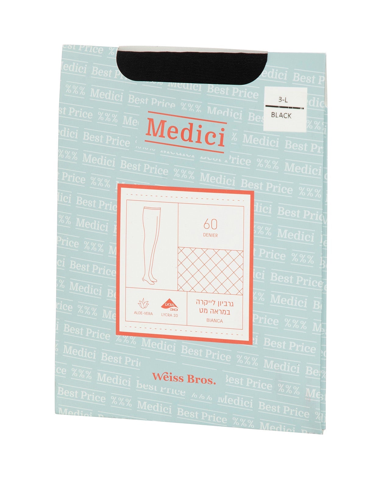 גרביון לייקרה 60 דנייר.