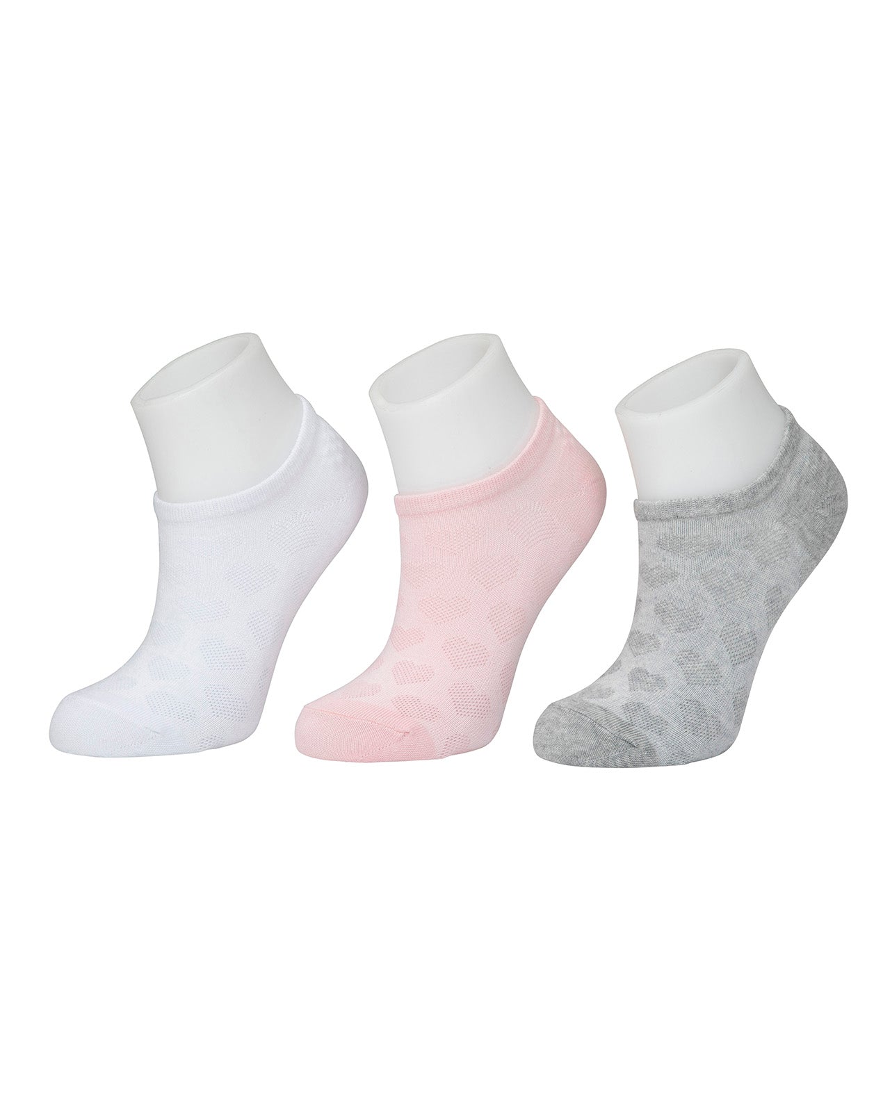 גרבי קרסול סניקרס צבעוני לנשים – שלוש זוגות נוחות עם סיליקון