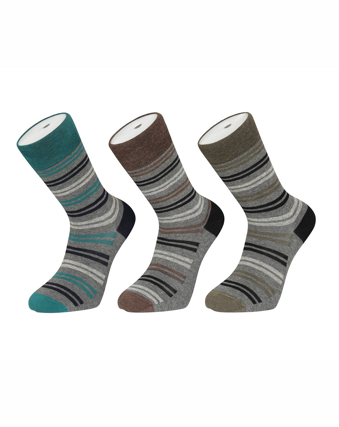 גרבי גבר כותנה סרוקה - 3 במארז.