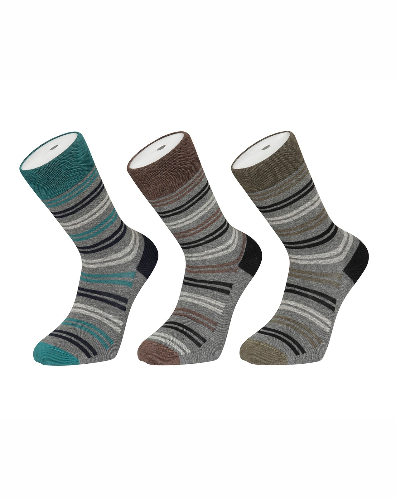 גרבי גבר כותנה סרוקה - 3 במארז.