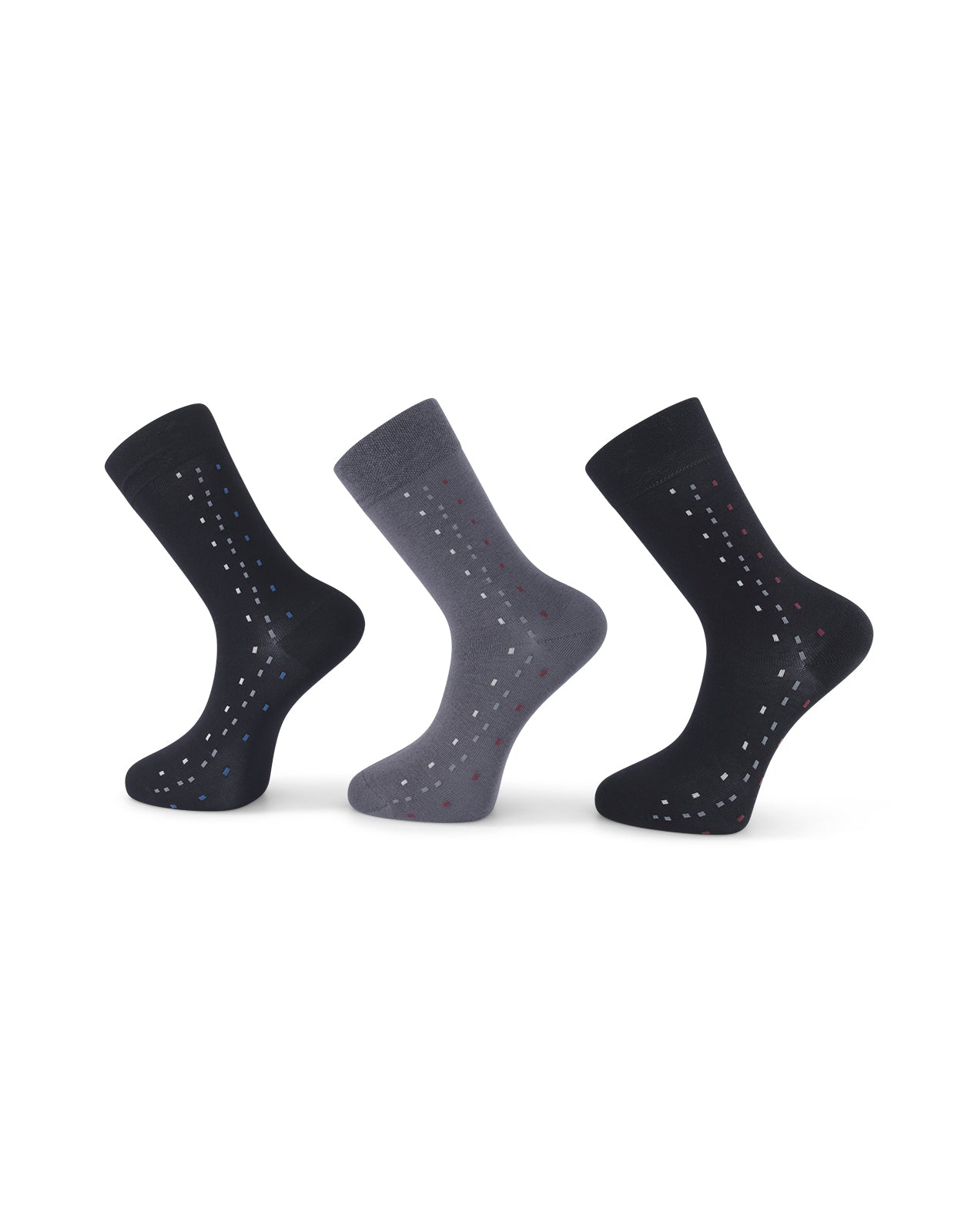 גרבי גבר כותנה סרוקה - 3 במארז.