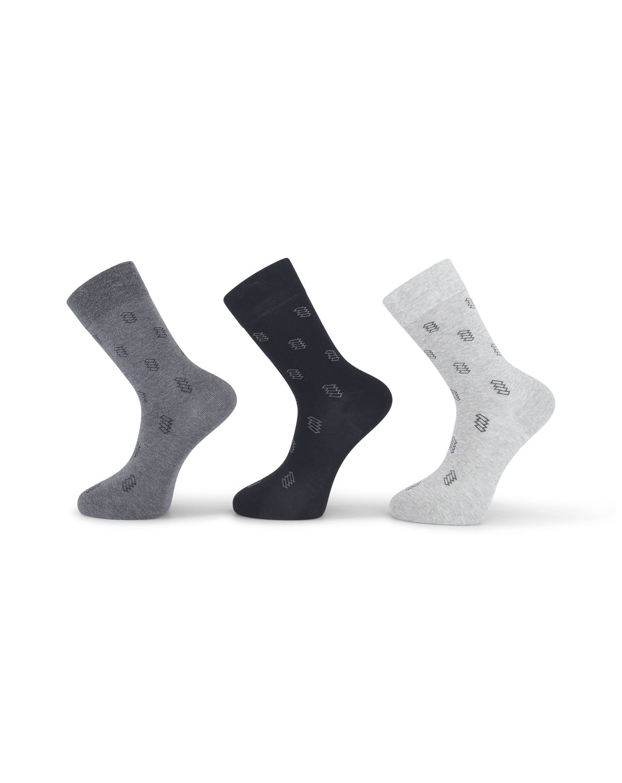 גרבי גבר כותנה סרוקה - 3 במארז.