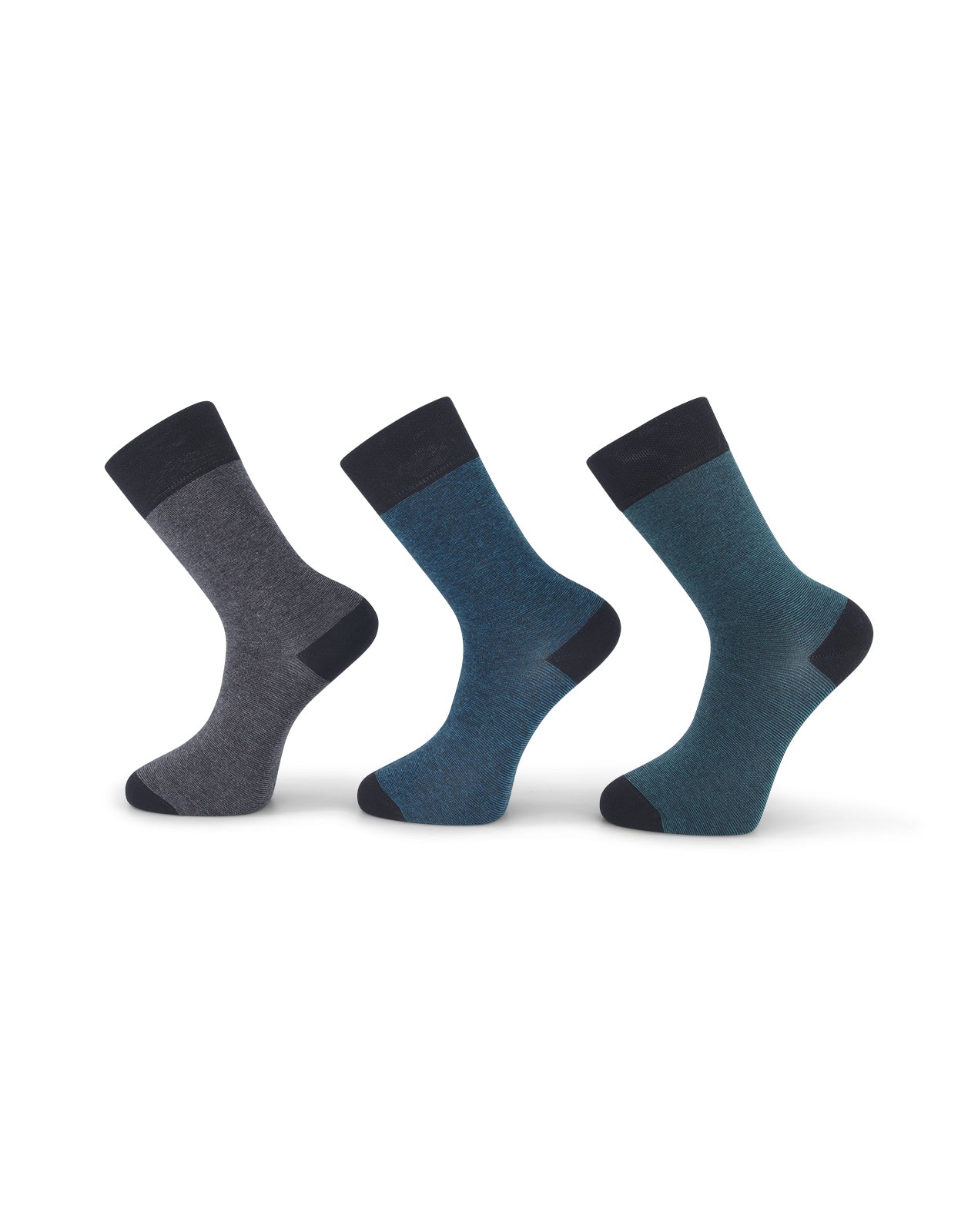 גרבי גבר כותנה סרוקה - 3 במארז.