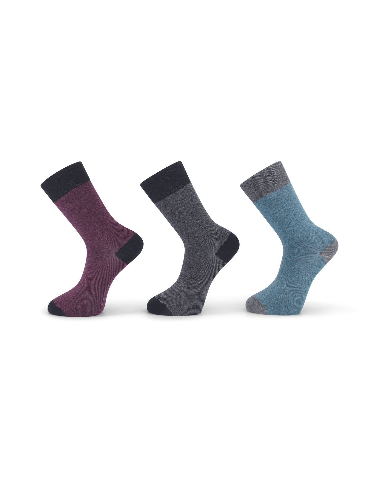 גרבי גבר כותנה סרוקה - 3 במארז.