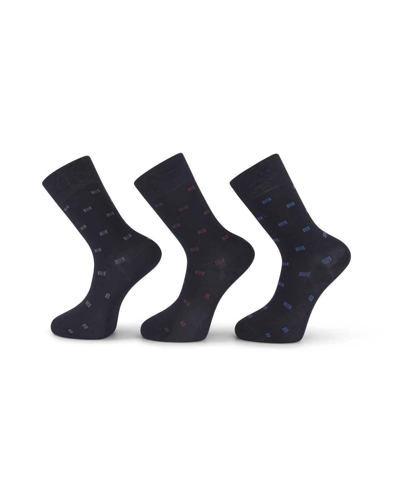 גרבי גבר כותנה סרוקה - 3 במארז.